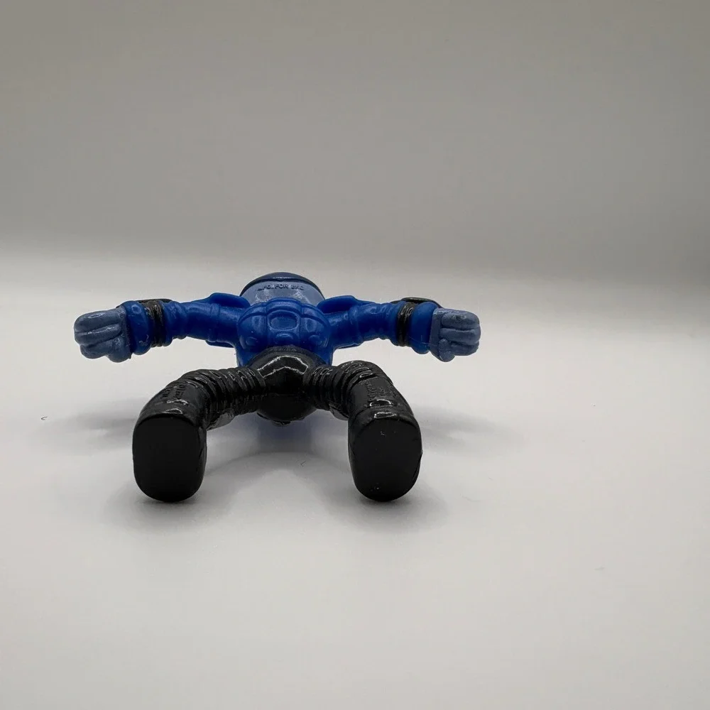 Burger King Small Soldiers Alien Action Figure Blue Tactical Toy 2001 BKC 3in